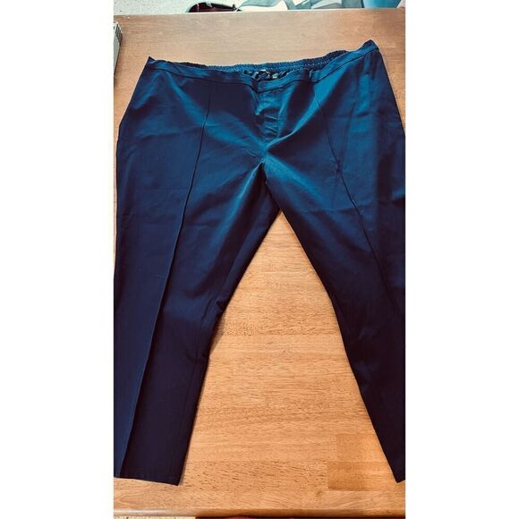 Isaac Mizrahi Live Navy Blue Womens Pants Size 30 WP - Picture 2 of 9